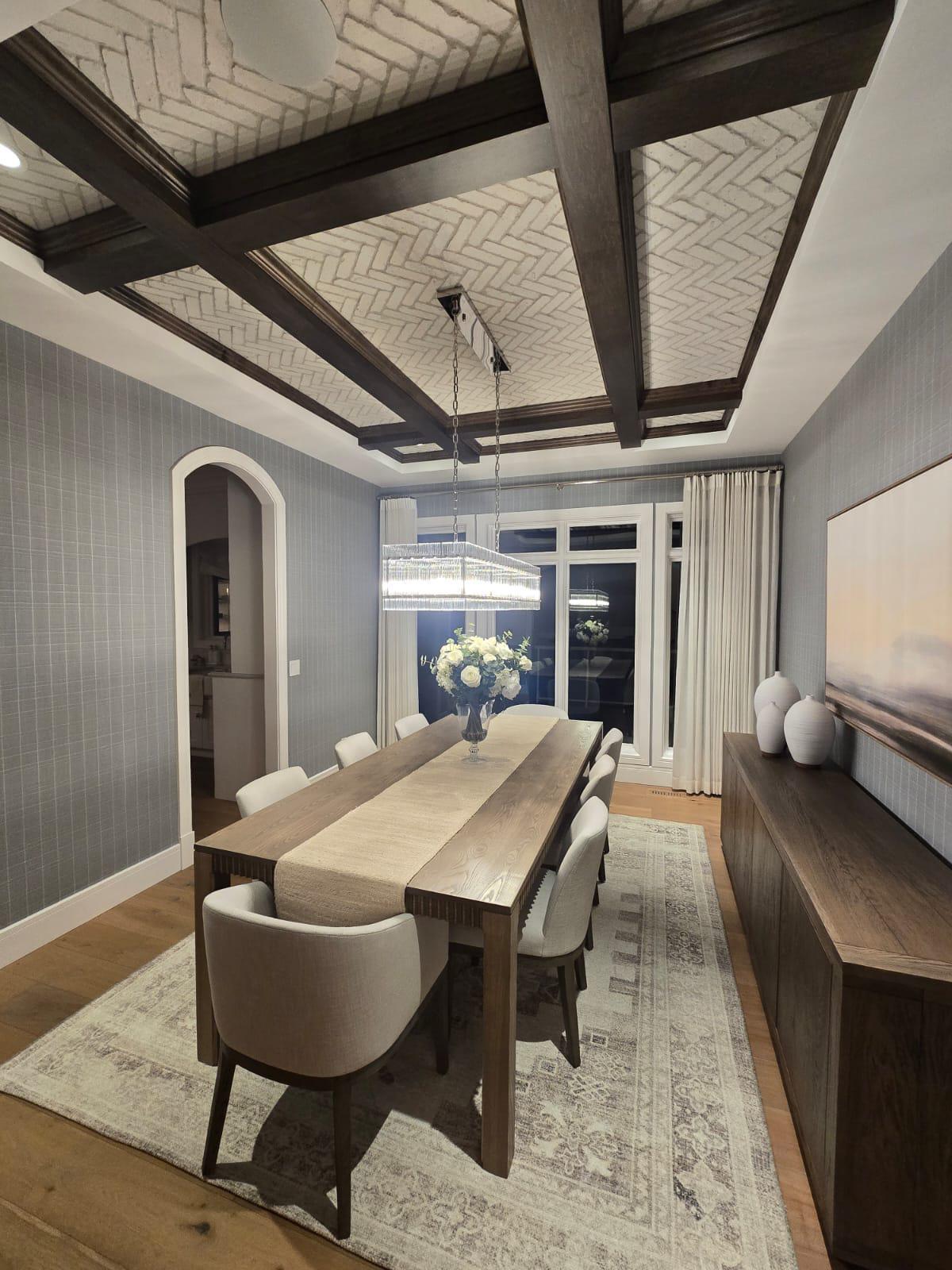 Formal dining room, detailed top-to-bottom