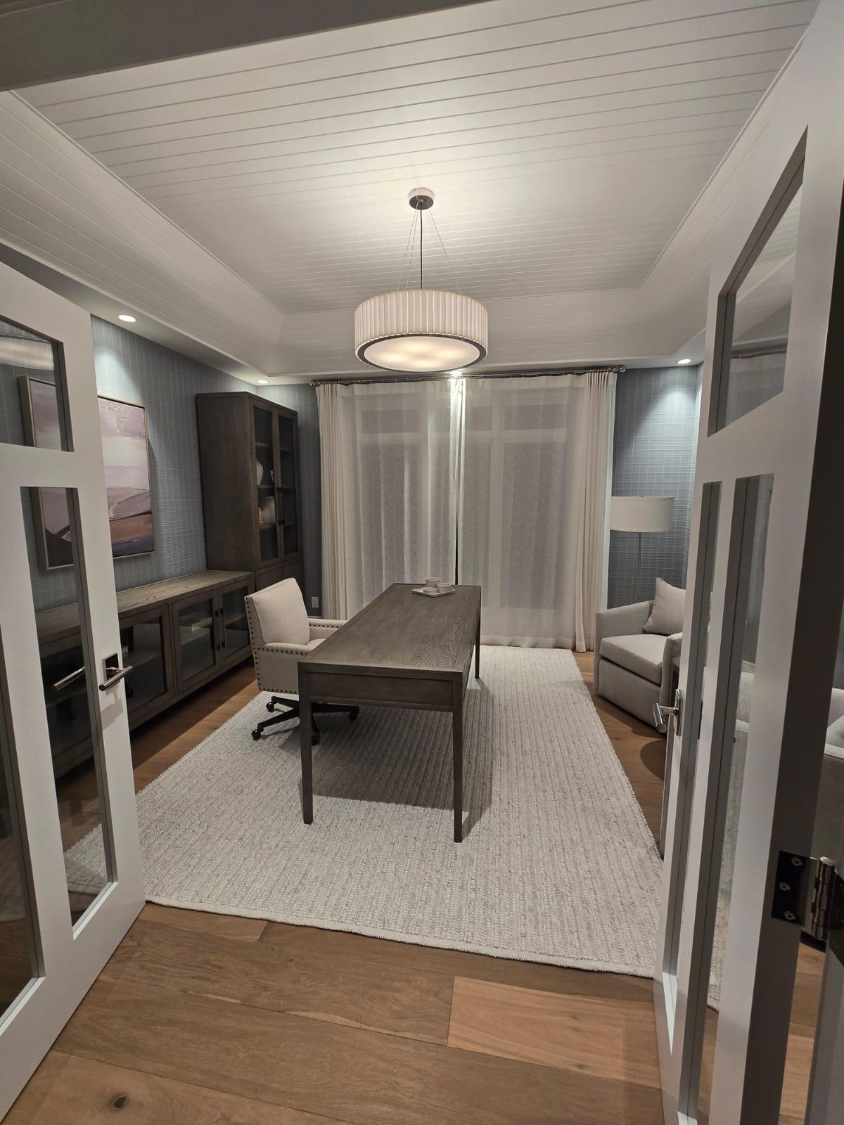 Home office, dust-free and polished